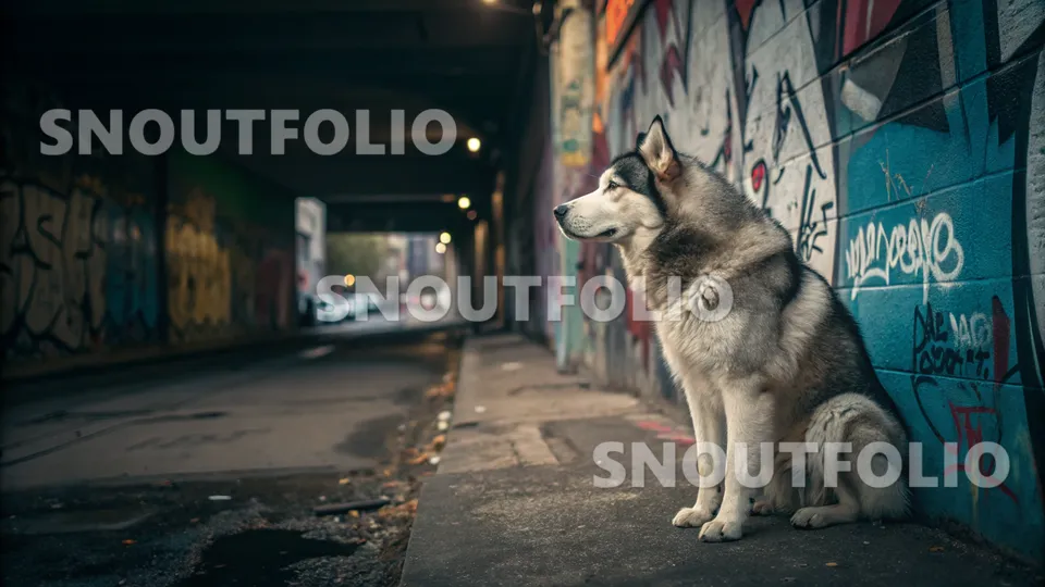 Graceful Spark of the Alaskan Malamute