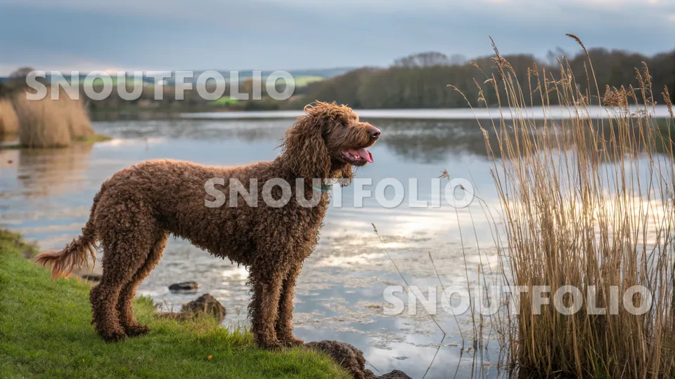 Loyal Portrait of the Irish Water Spaniel