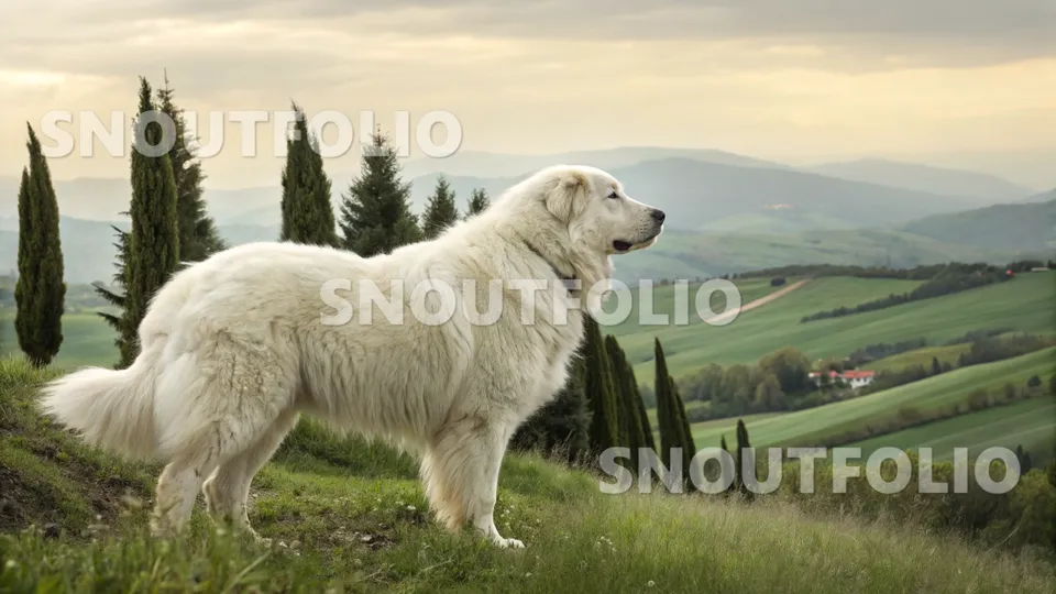 Loyal Aura of the Maremma Sheepdog