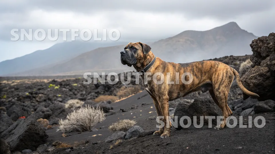 Playful Companion of the Perro de Presa Canario