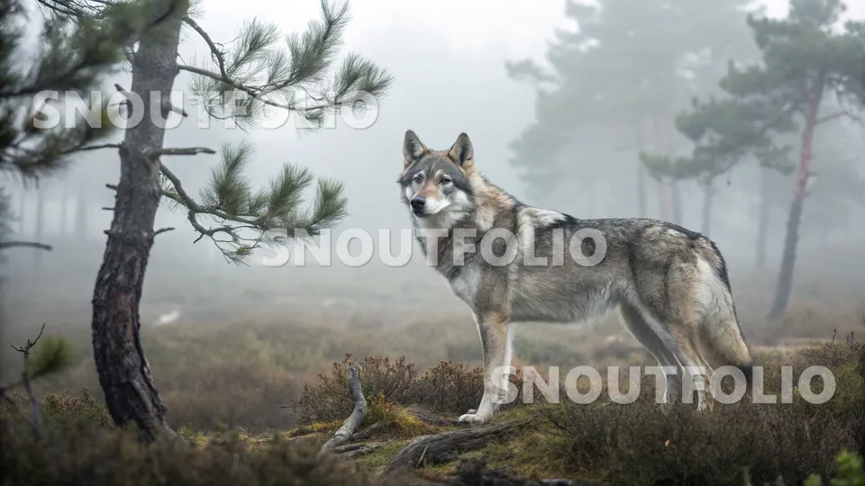 Witty Stride of the Saarloos Wolfdog