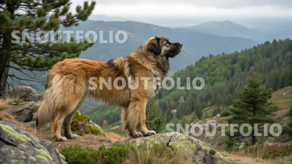 Silent Portrait of the Serra da Estrela Mountain Dog
