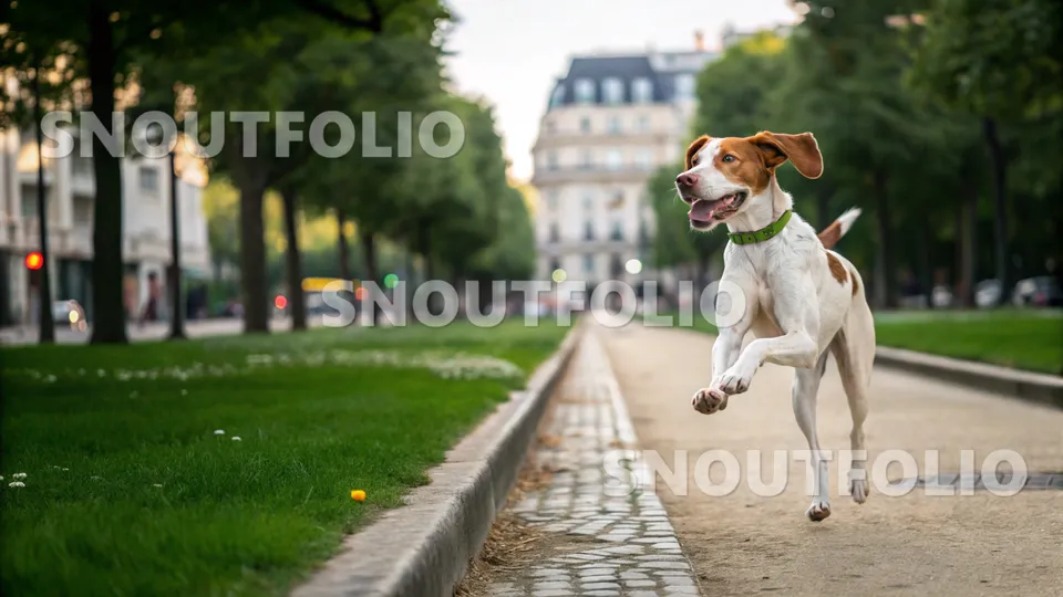 Lively Companion of the Braque Français, type Pyrénées