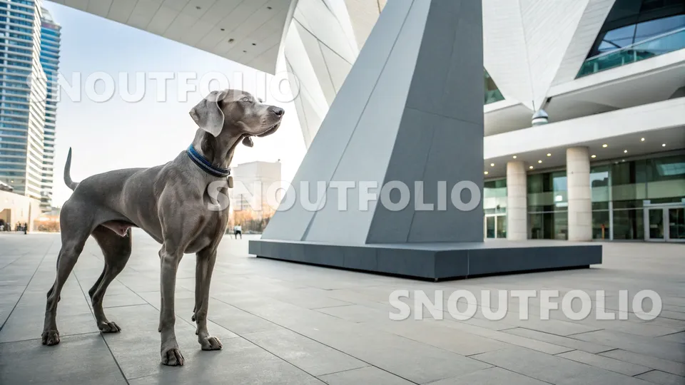 Bright Spark of the Weimaraner
