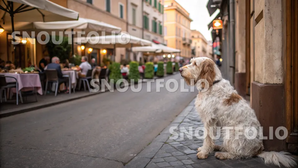 Calm Sight of the Spinone Italiano