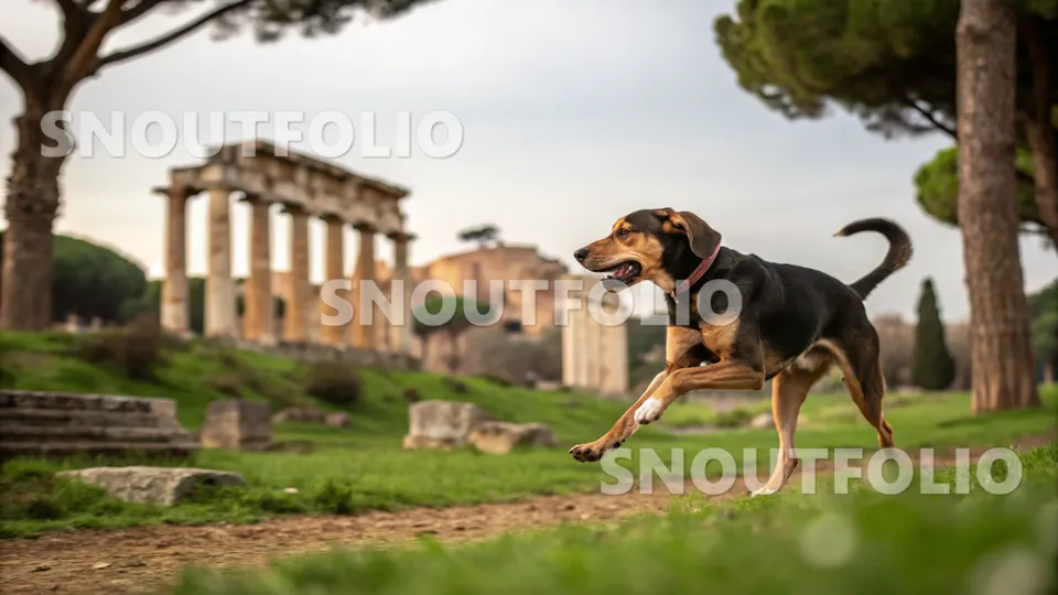 Charming Silhouette of the Hellenic Hound