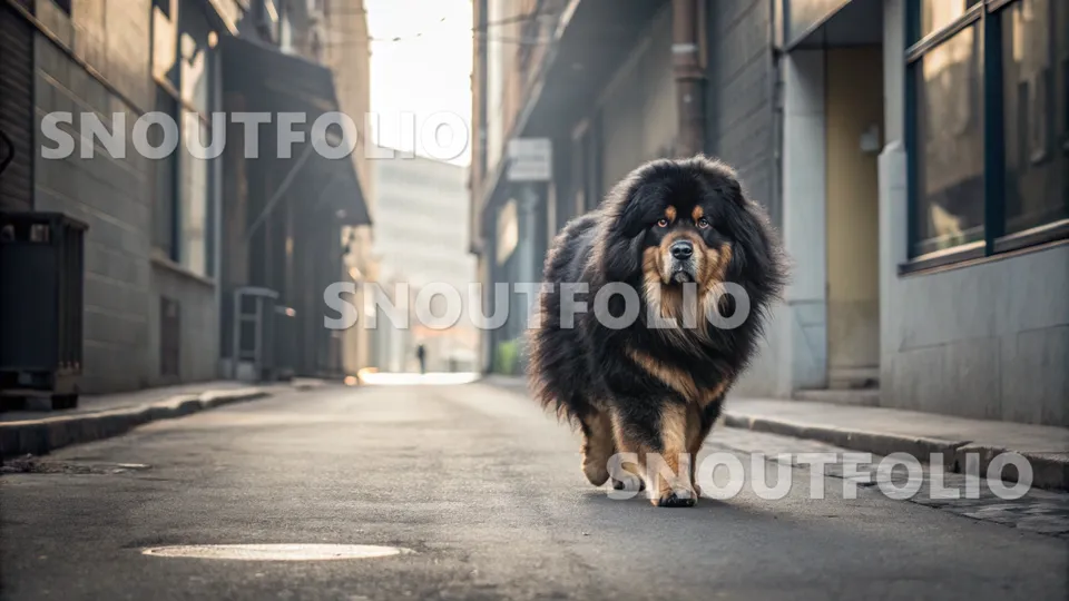 Quiet Wanderer of the Tibetan Mastiff