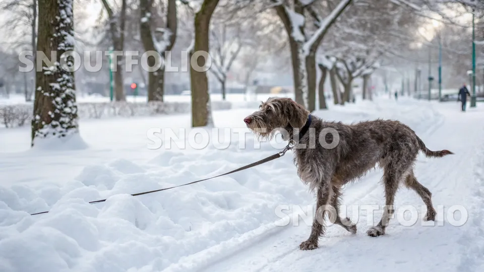 Bold Stride of the Slovakian Rough-haired Pointer
