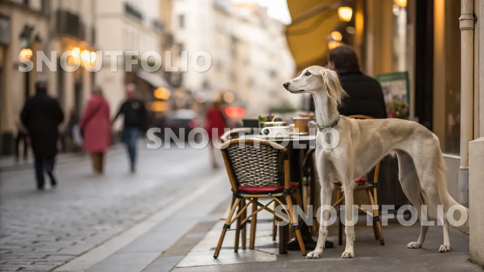 Charming Sight of the Saluki