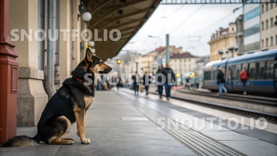 Graceful Whimsy of the German Shepherd Dog