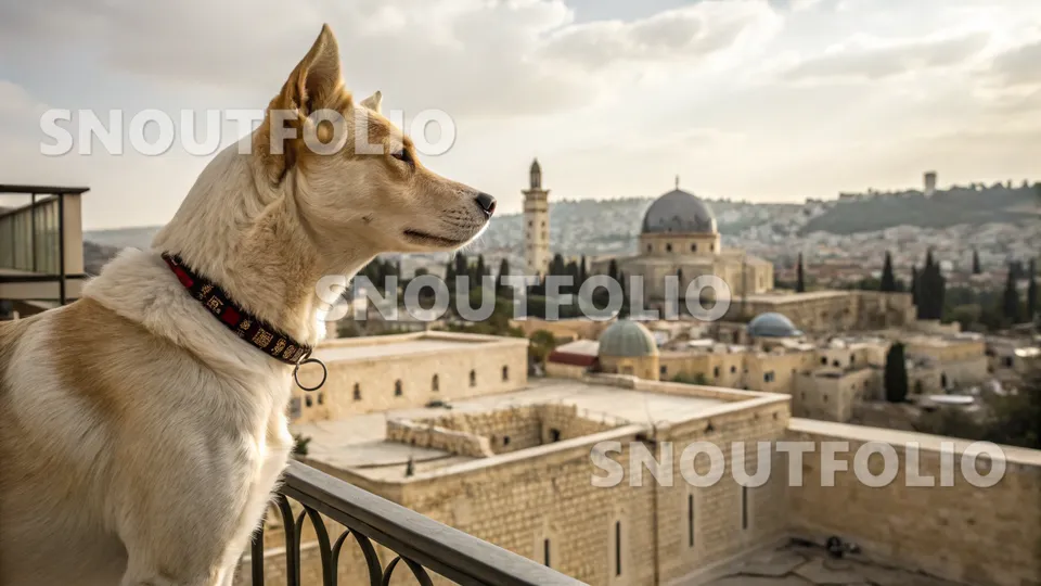 Graceful Flare of the Canaan Dog