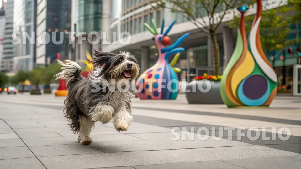 Noble Stride of the Schapendoes