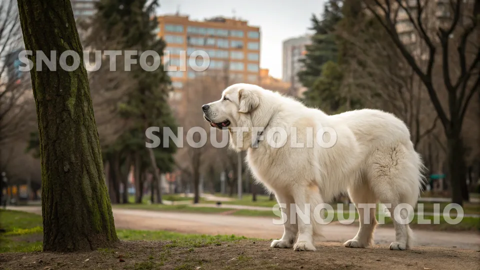 Bold Charm of the Pyrenean Mastiff
