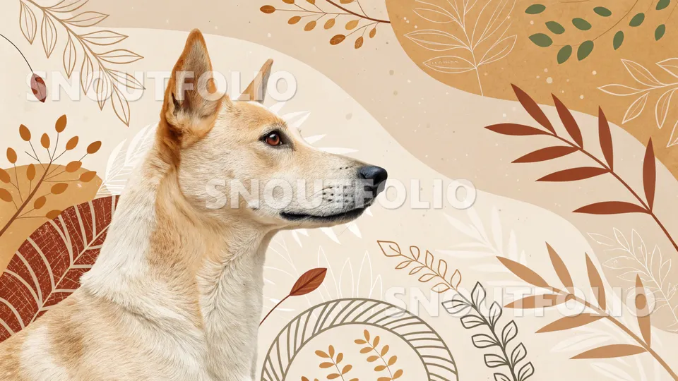 Elegant Wanderer of the Canaan Dog
