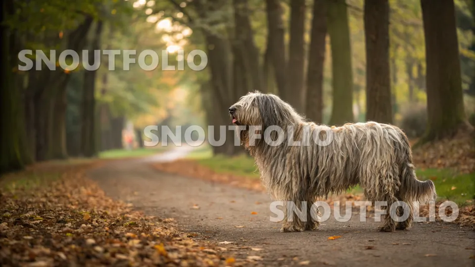 Mighty Silhouette of the Bergamasco Sheepdog