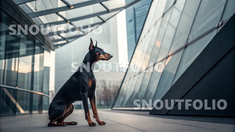 Vivid Echo of the Doberman Pinscher