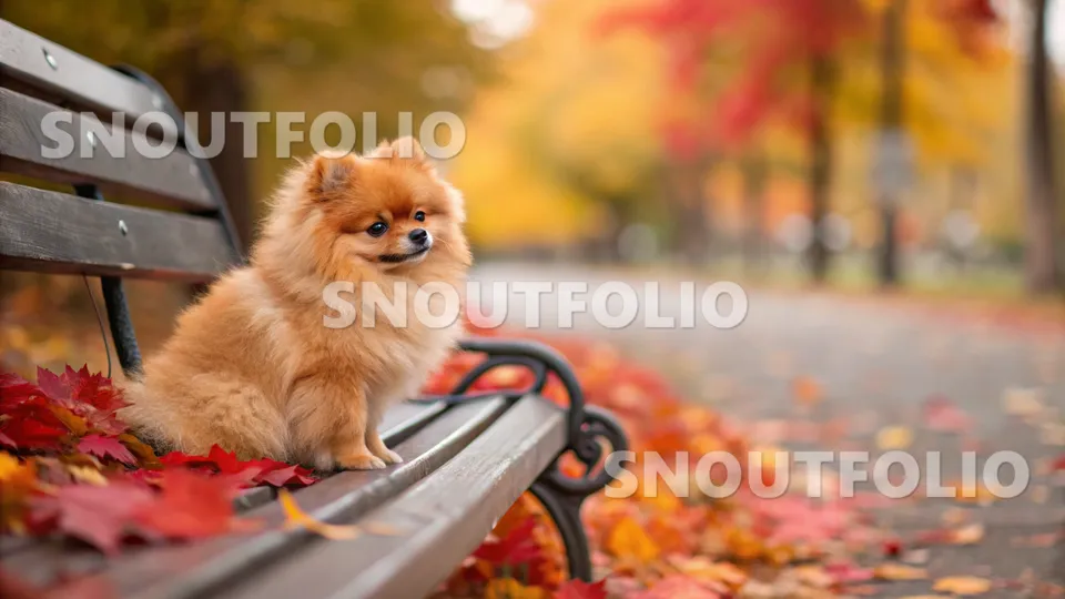 Lively Flare of the Pomeranian