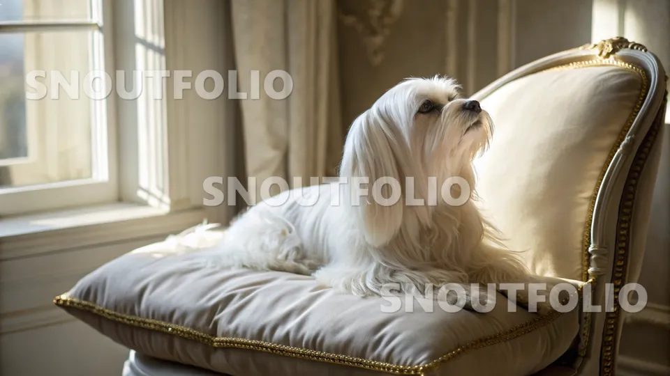 Golden Glimpse of the Maltese