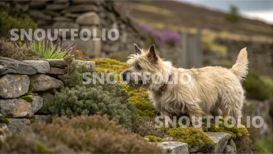Cheerful Pose of the Cairn Terrier