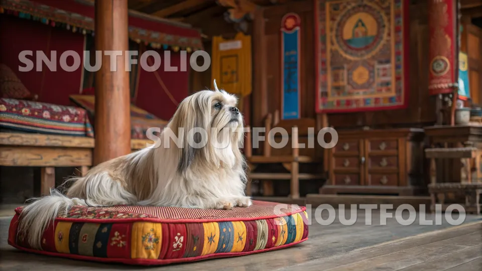 Cheerful Charm of the Lhasa Apso