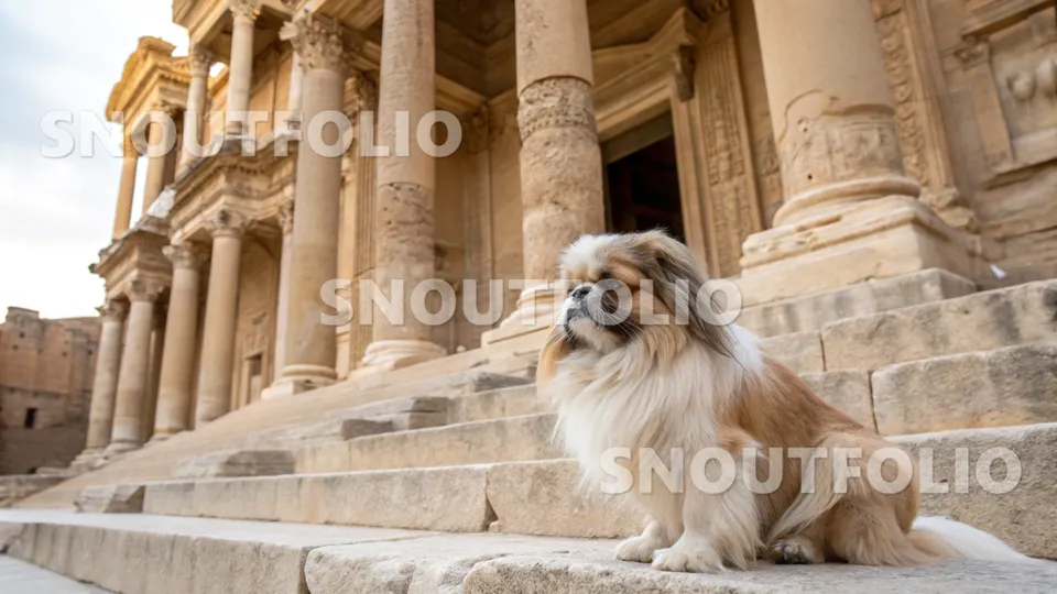 Playful Spark of the Pekingese