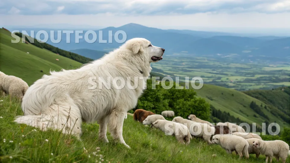 Lively Charm of the Great Pyrenees