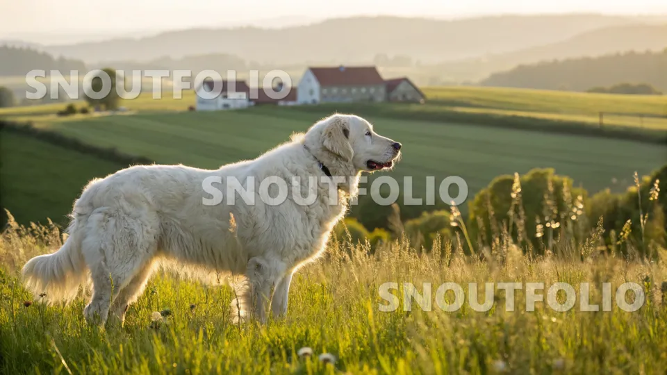Lively Whimsy of the Kuvasz
