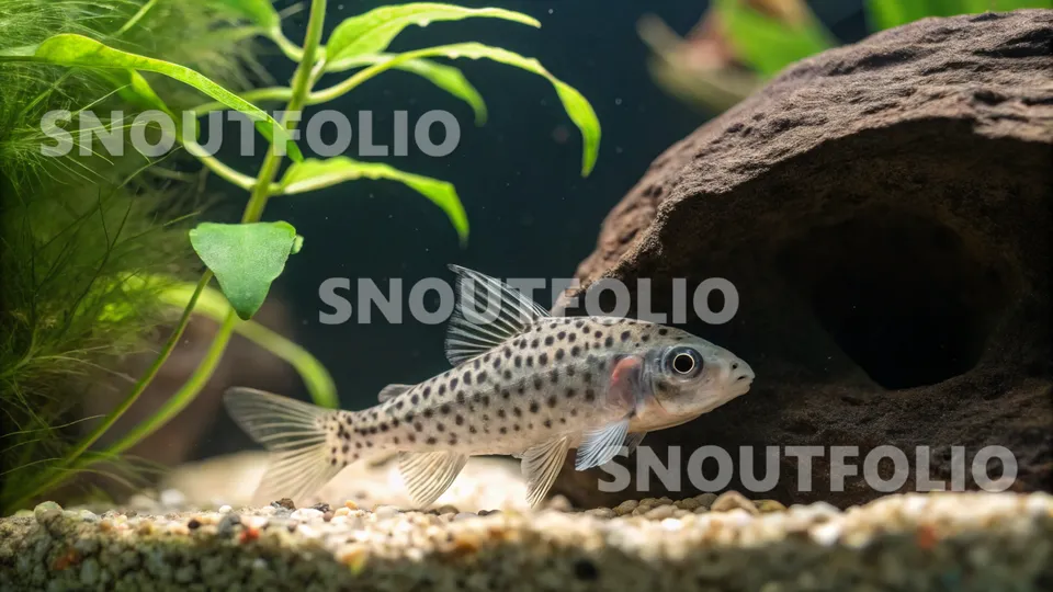 Cheerful Pose of the Julii Corydoras