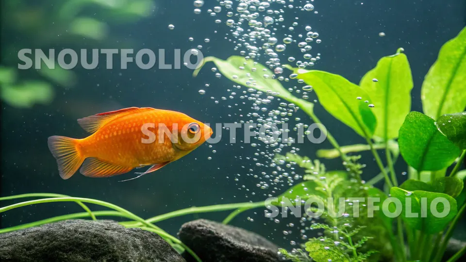 Lively Soul of the Orange Chromide