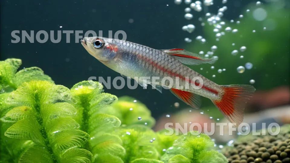 Curious Companion of the Red Tail Goby
