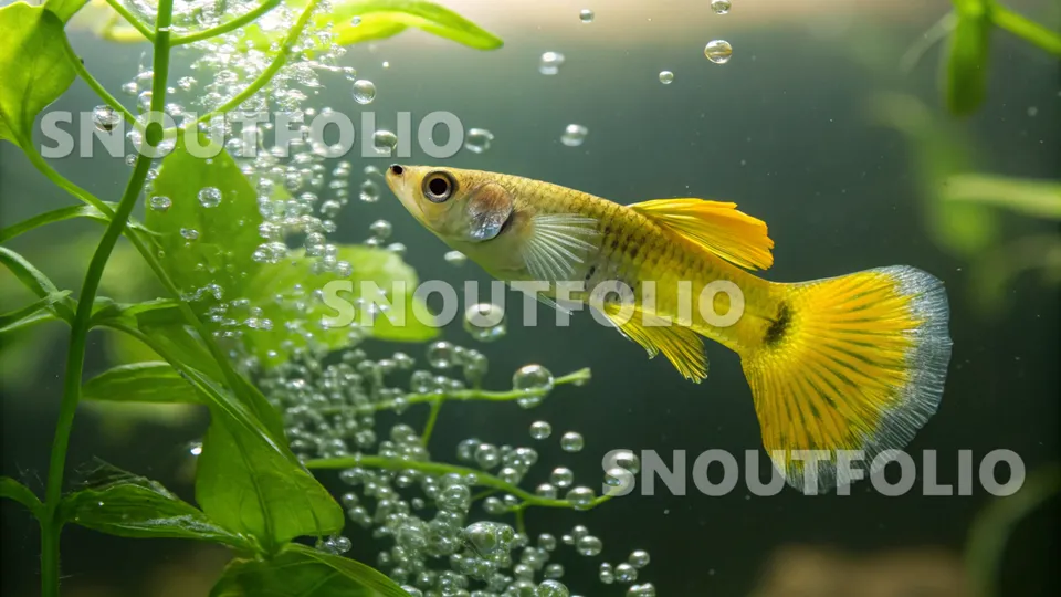 Bright Flare of the Yellow Guppy