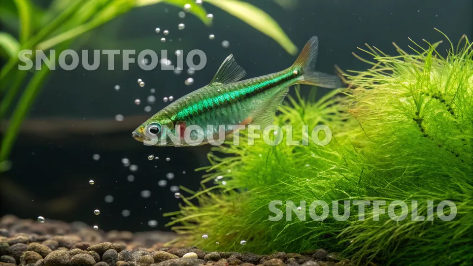 Curious Memory of the Neon Green Rasbora