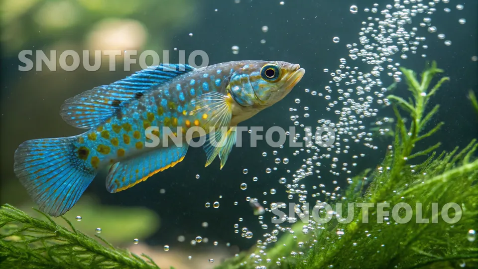 Gentle Spark of the Blue Killifish