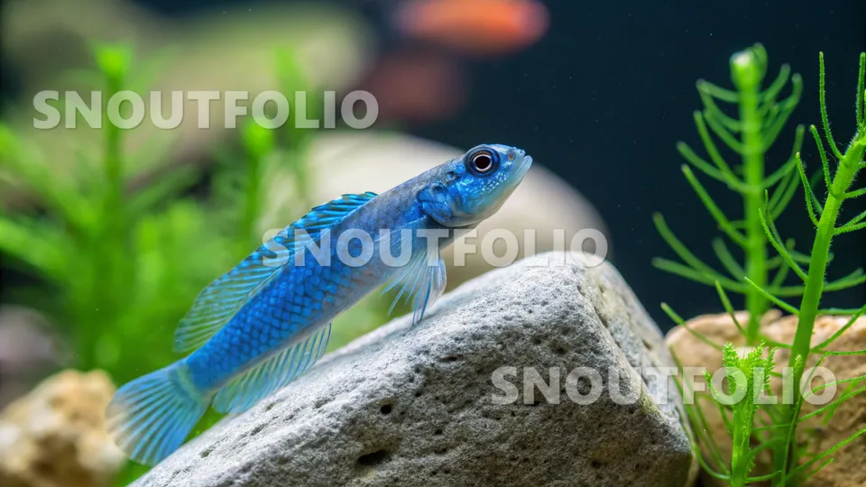 Vivid Whiff of the Blue Goby