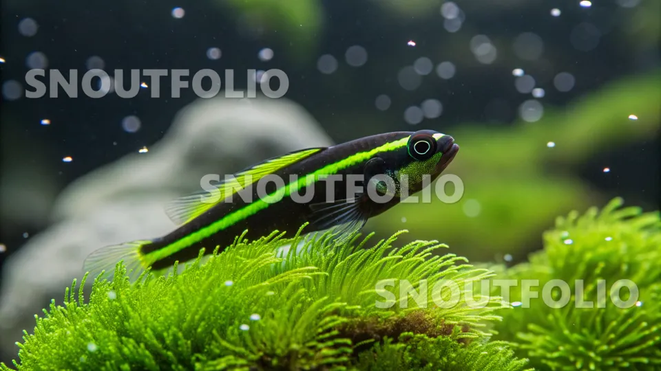 Cheerful Flare of the Neon Green Goby