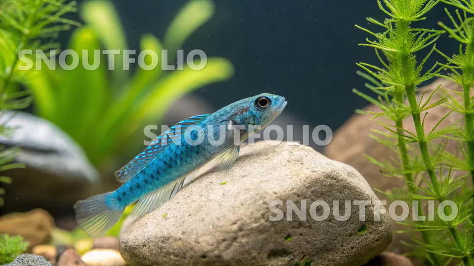 Graceful Sight of the Blue Goby