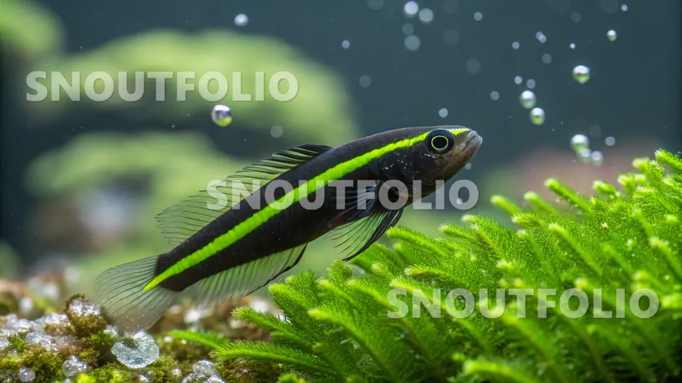 Serene Spirit of the Neon Green Goby