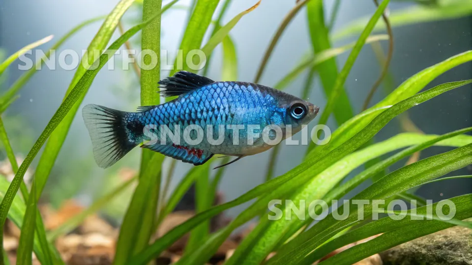 Noble Companion of the Blue Mickey Mouse Platy