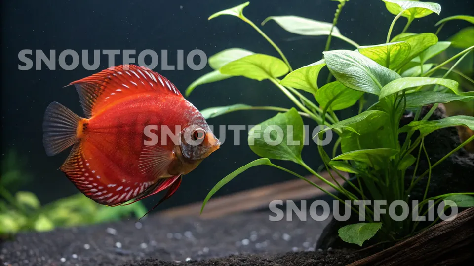 Calm Flare of the Red Discus