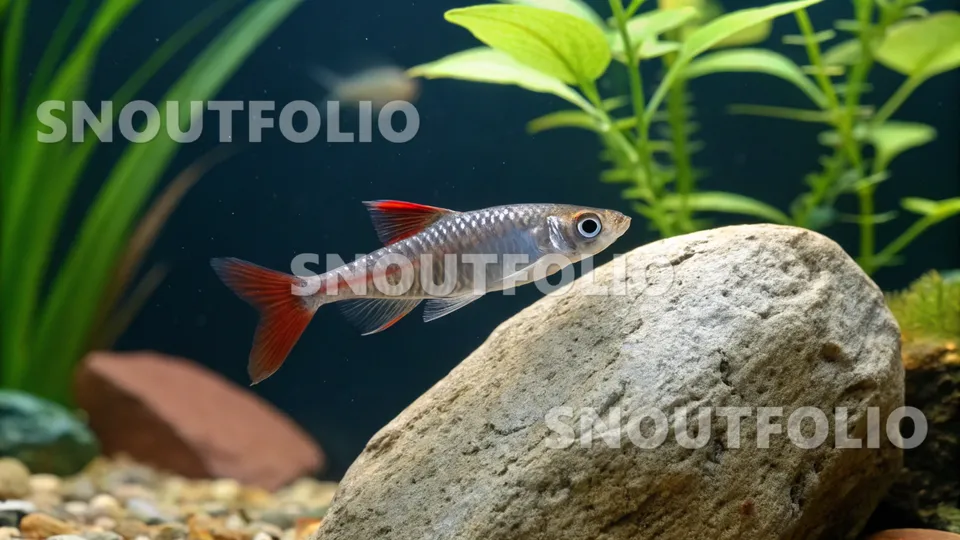Golden Stride of the Redtail Goodeid