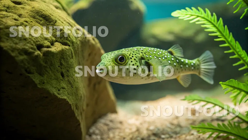 Graceful Wanderer of the Green Puffer