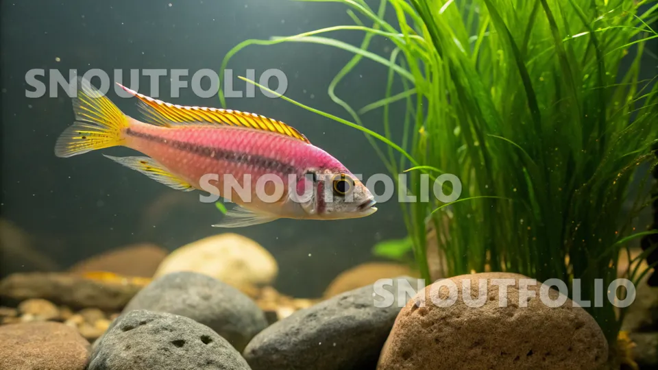 Lively Spark of the Kribensis Cichlid