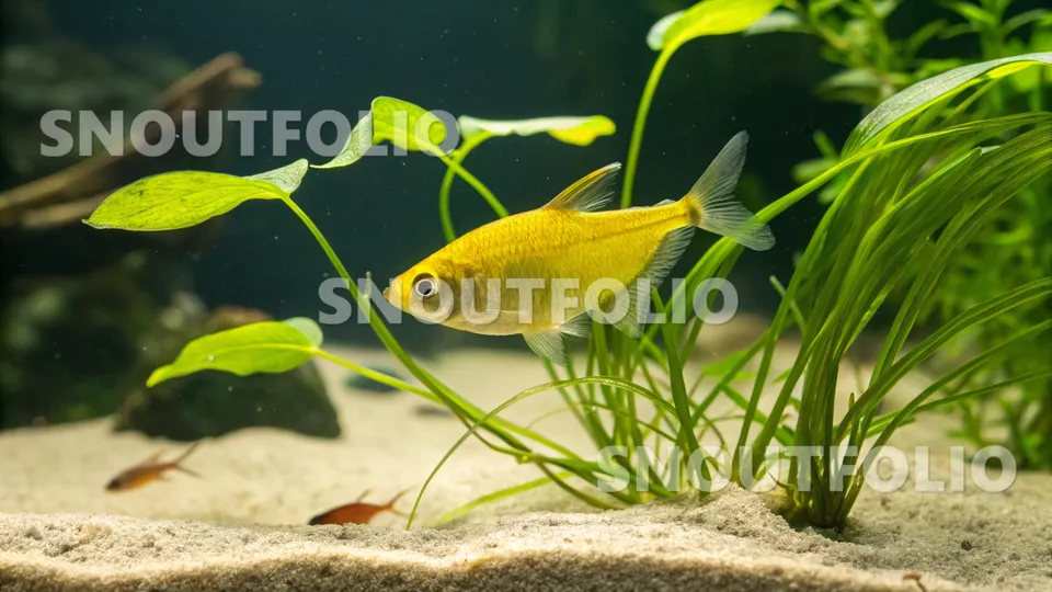 Quiet Gaze of the Lemon Tetra