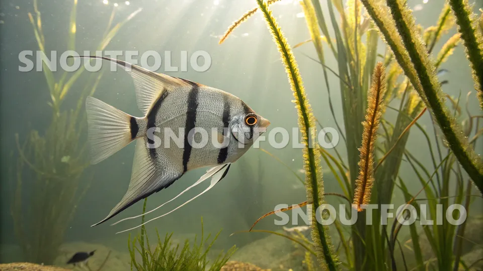 Elegant Spark of the Angelfish