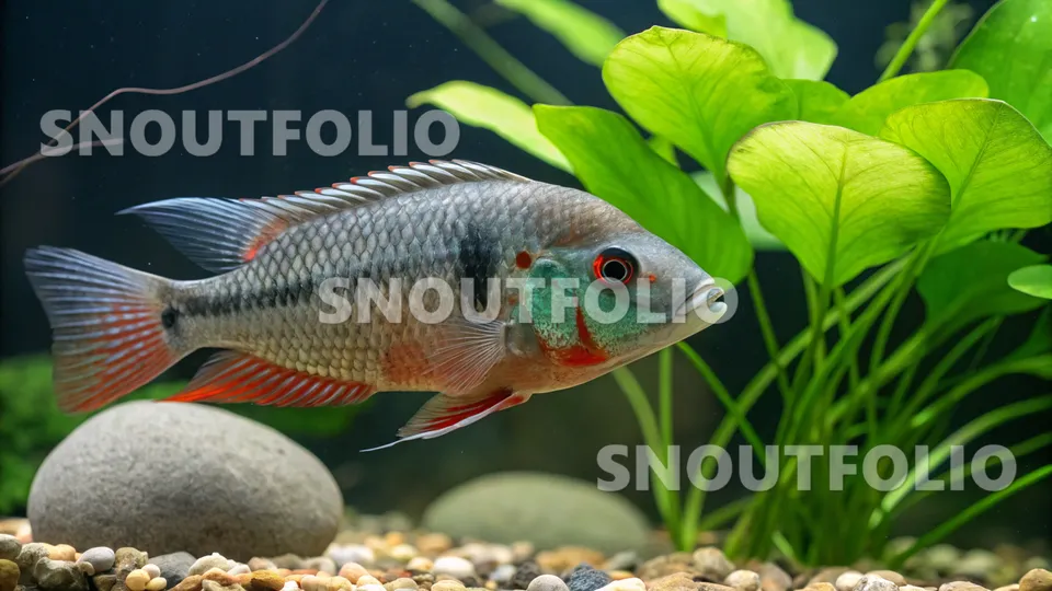 Charming Echo of the Firemouth Cichlid