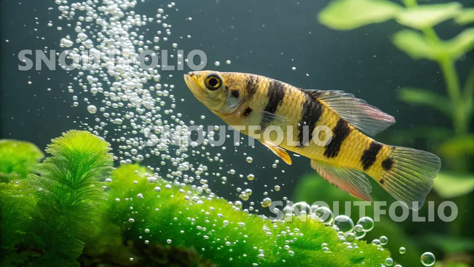 Serene Whimsy of the Clown Killifish