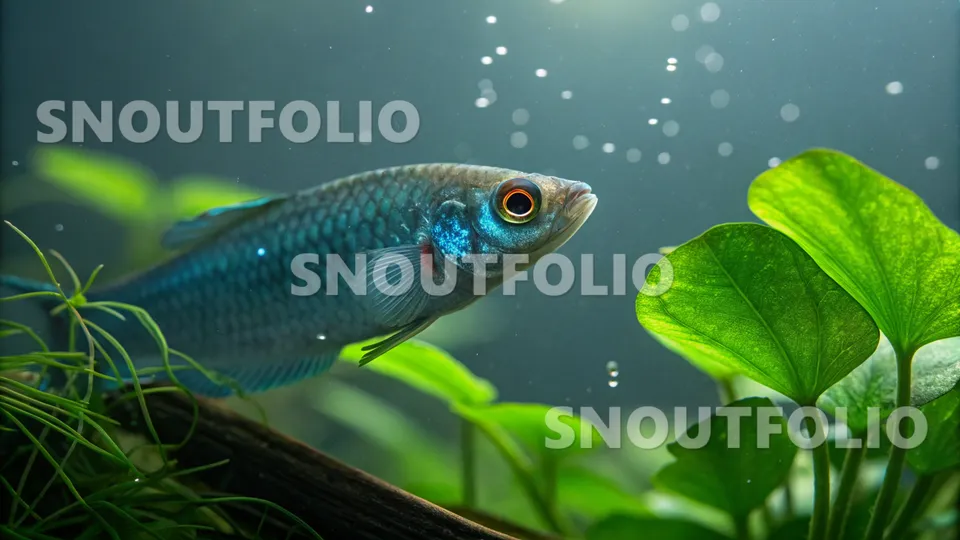 Vivid Aura of the Lampeye Killifish