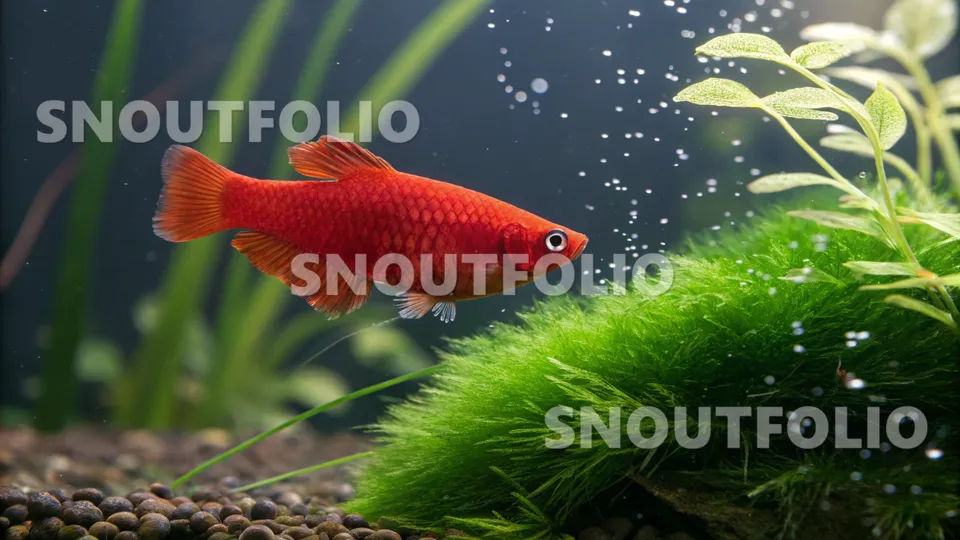 Majestic Aura of the Red Platy