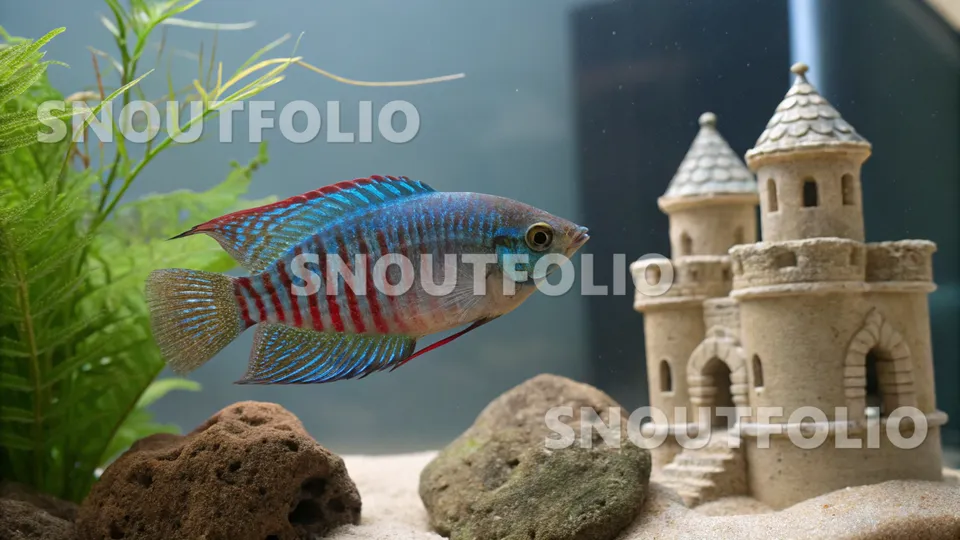 Graceful Memory of the Neon Dwarf Gourami