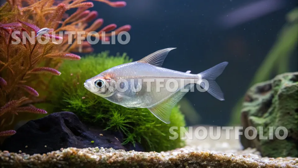 Vivid Whisper of the White Skirt Tetra